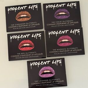*Violent Lips* Temporary‎ Lip Tattoo Bundle